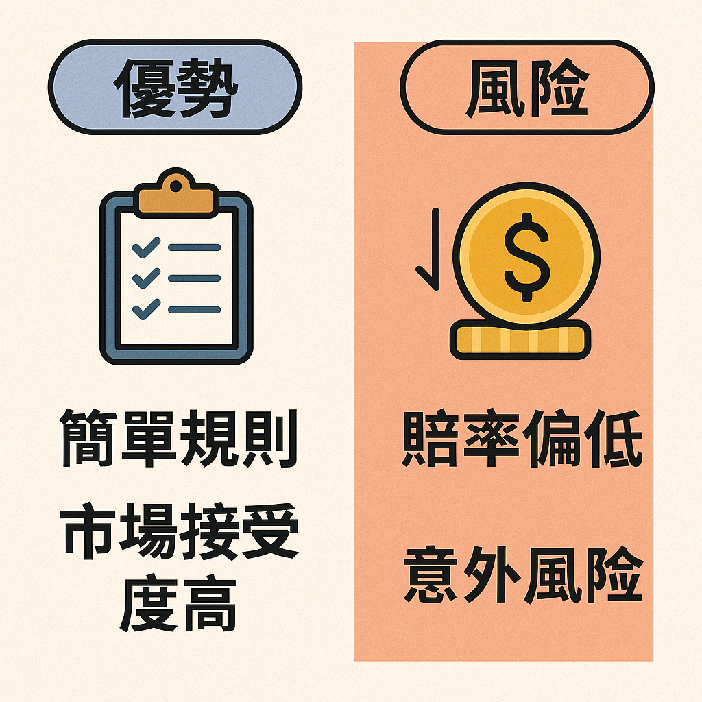 独赢盘 優勢與風險